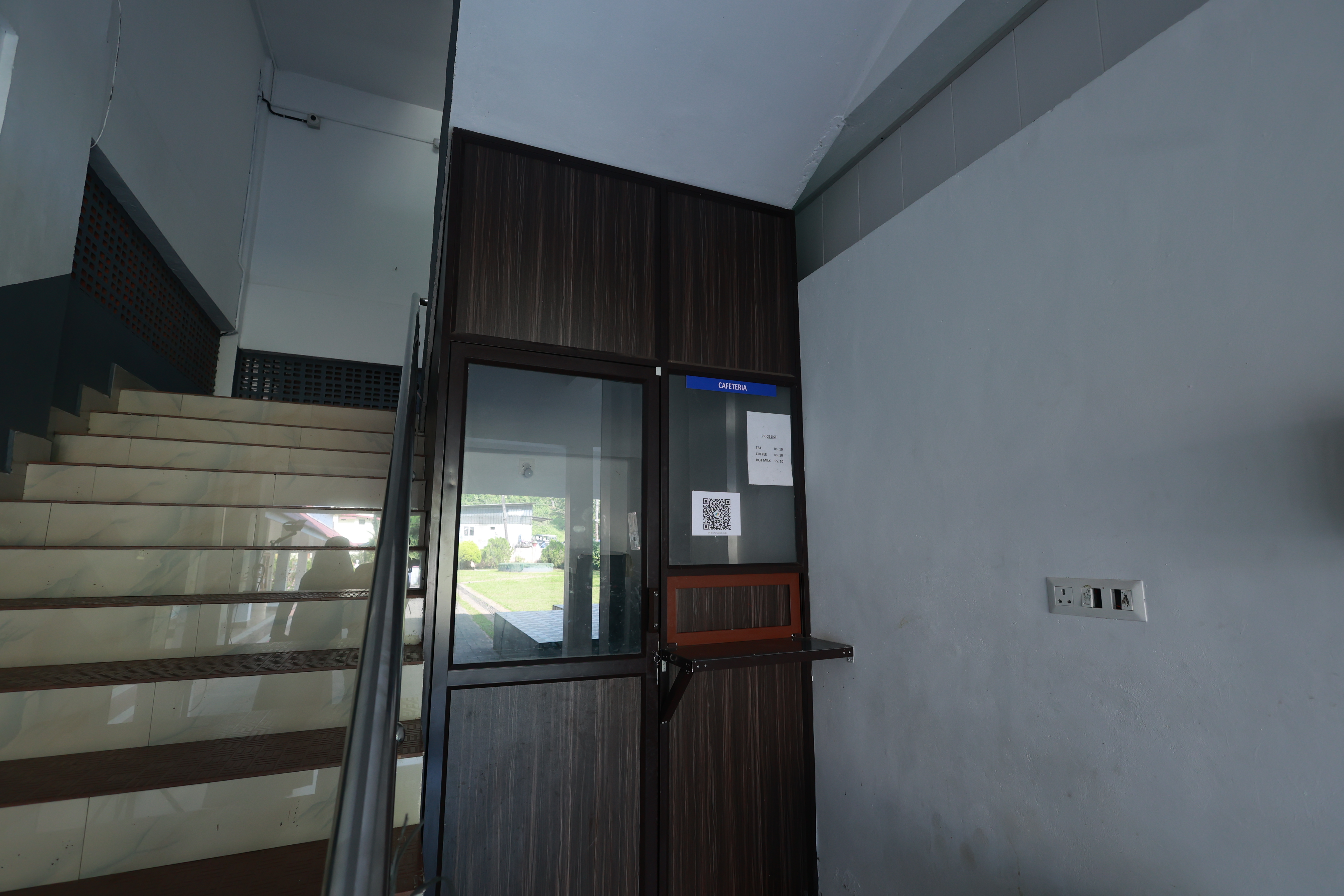 Group of students studying in the Carmelgiri College garden